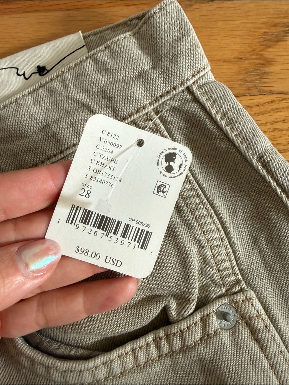 Free People Mid Rise Barrel - Picture 5 of 5
